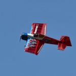 A model aerobatics plane