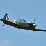 A model Spitfire approaching