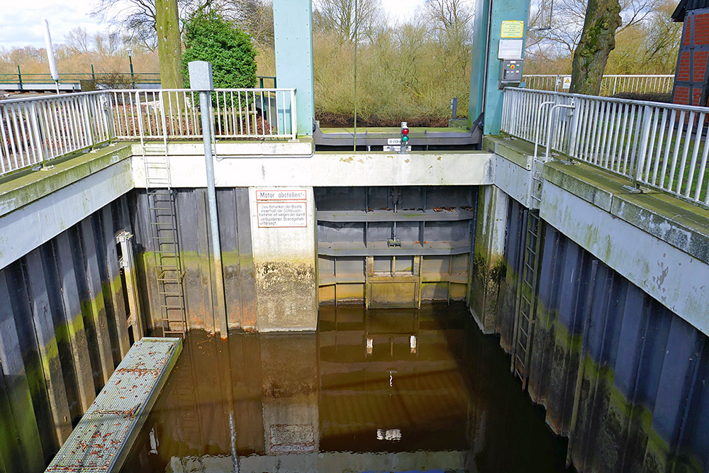 Picture of the top of the lock at Kuhsiel