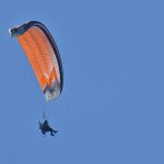 Picture of a paraglider in flight