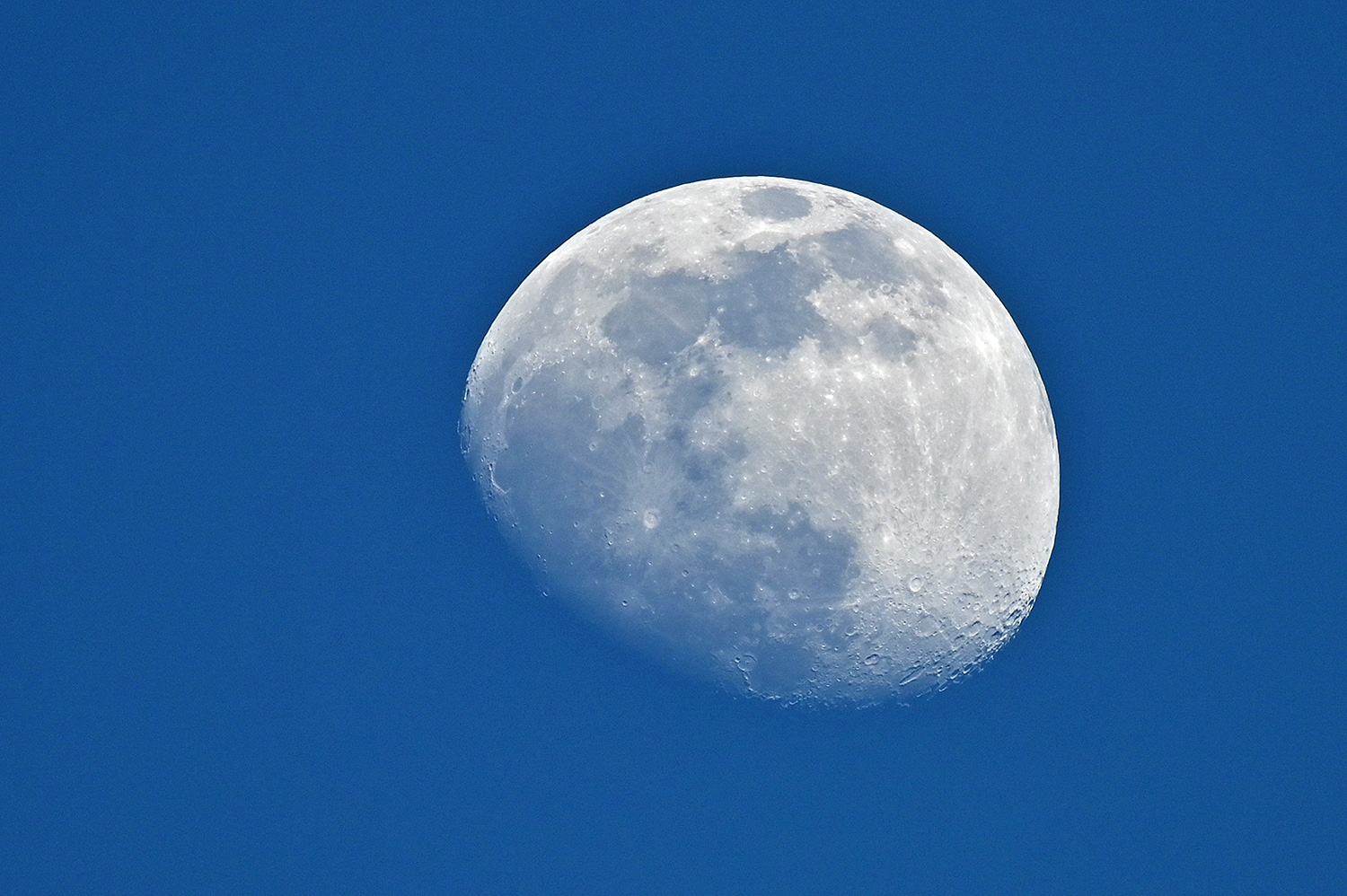 Beautiful Moon in the afternoon light